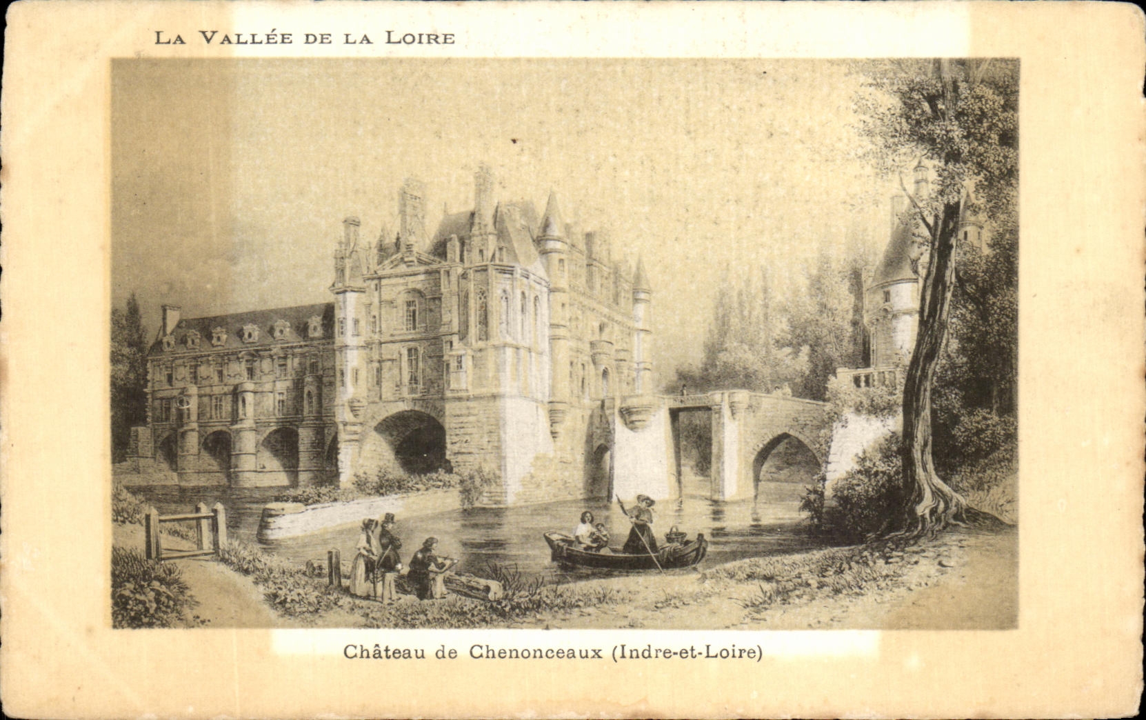 CPA el castillo del valle de Loire de Chenonceaux