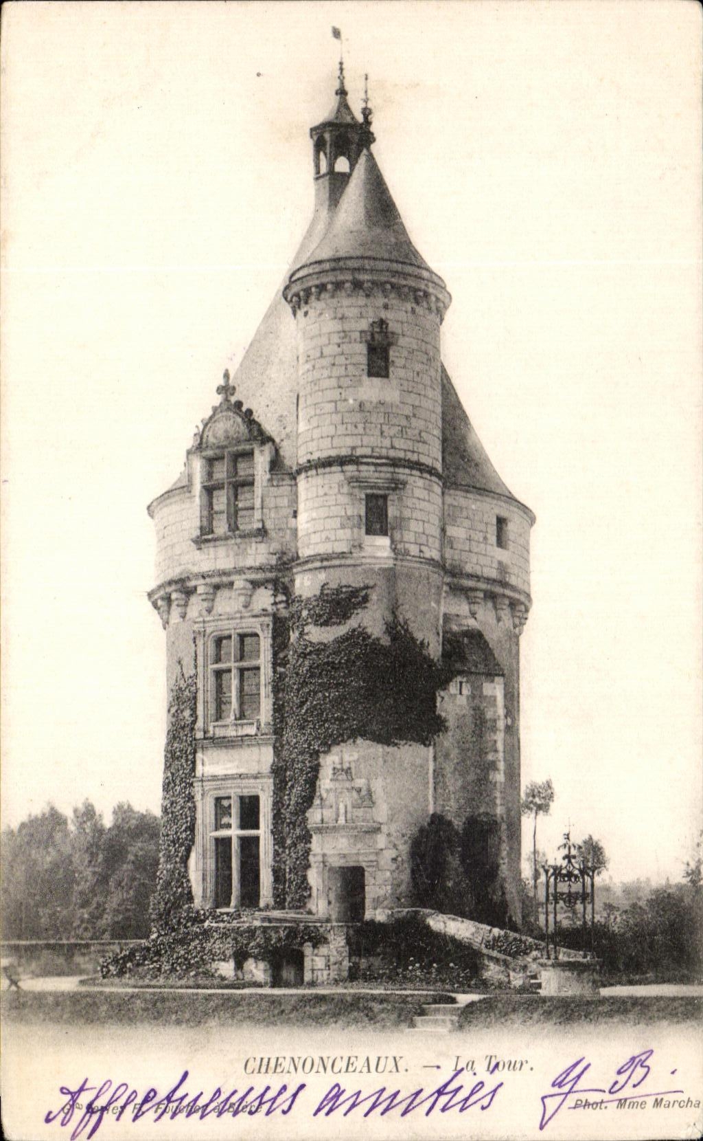 CPA Chenonceaux la torre
