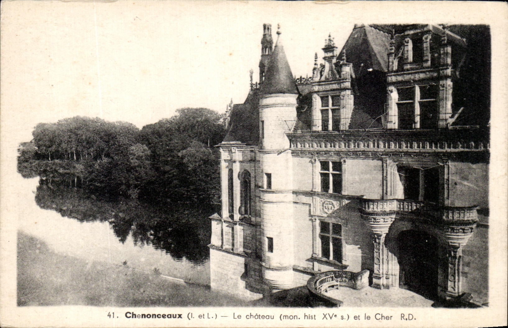 CPA Chenonceaux el el castillo y costoso