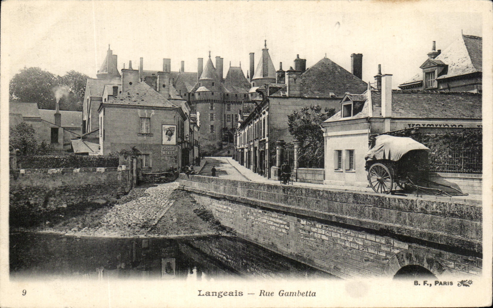 Calle Gambetta de CPA Langeais