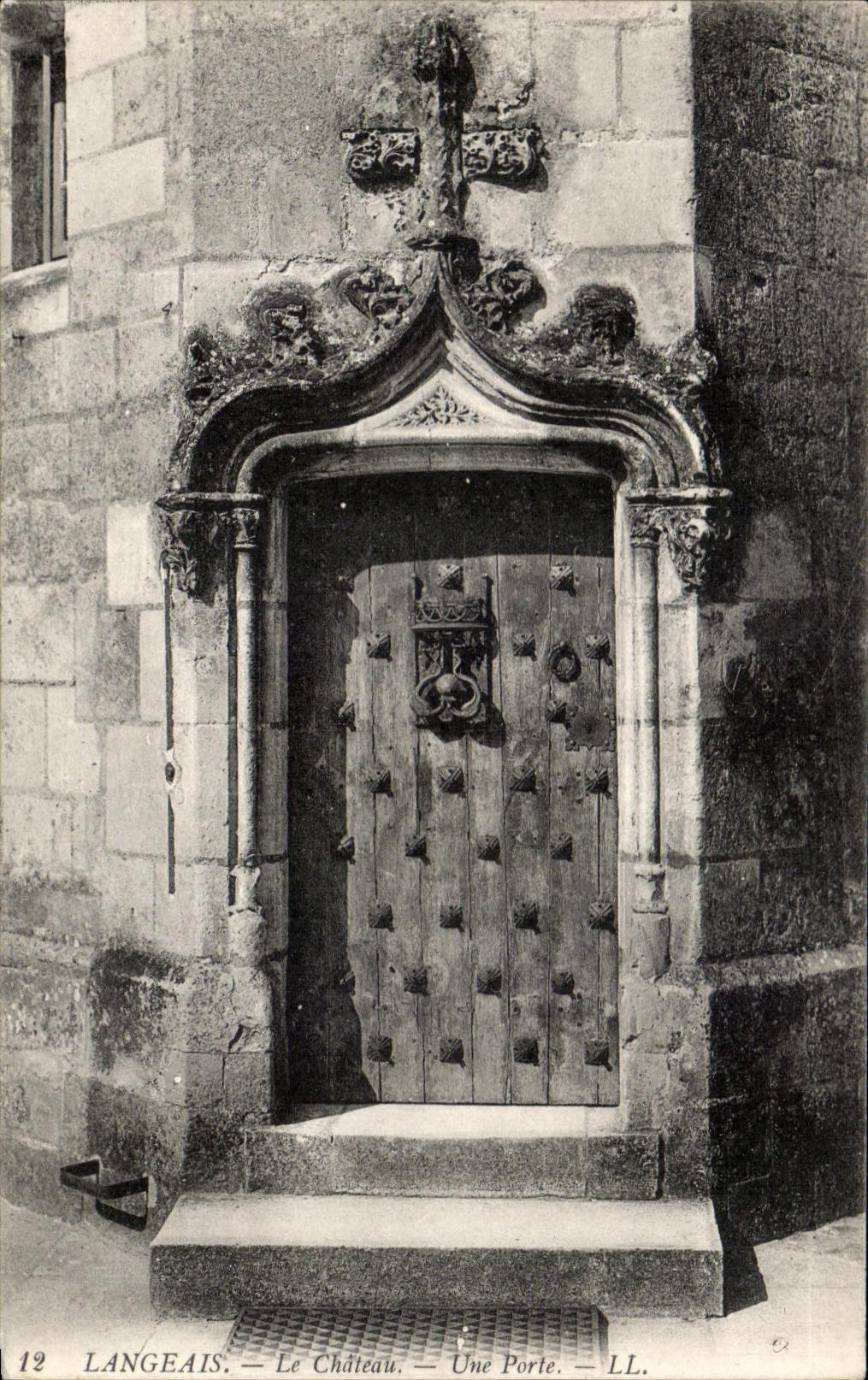 CPA Langeais el castillo Porle