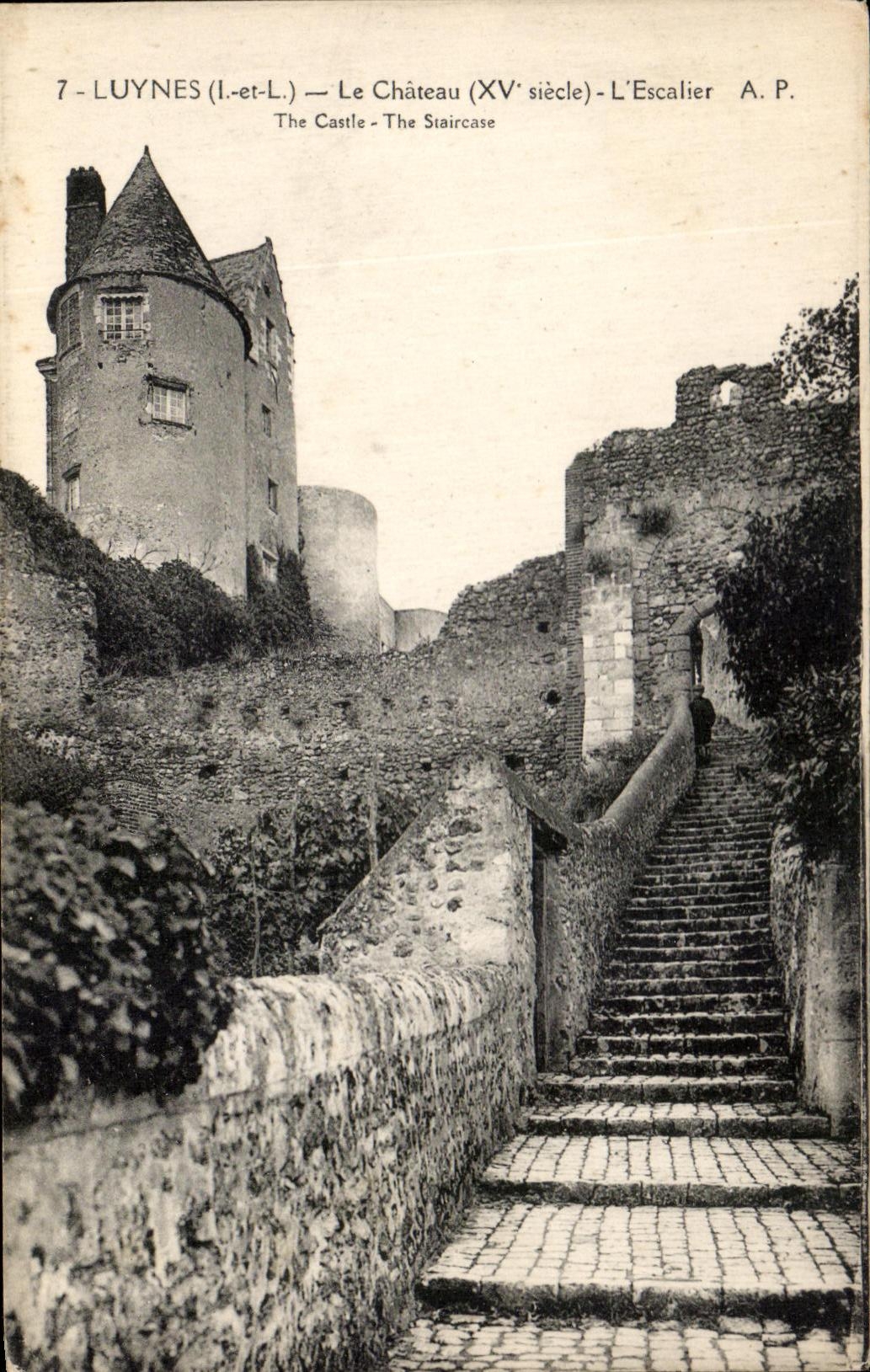 CPA Luynes the Castle the Staircase