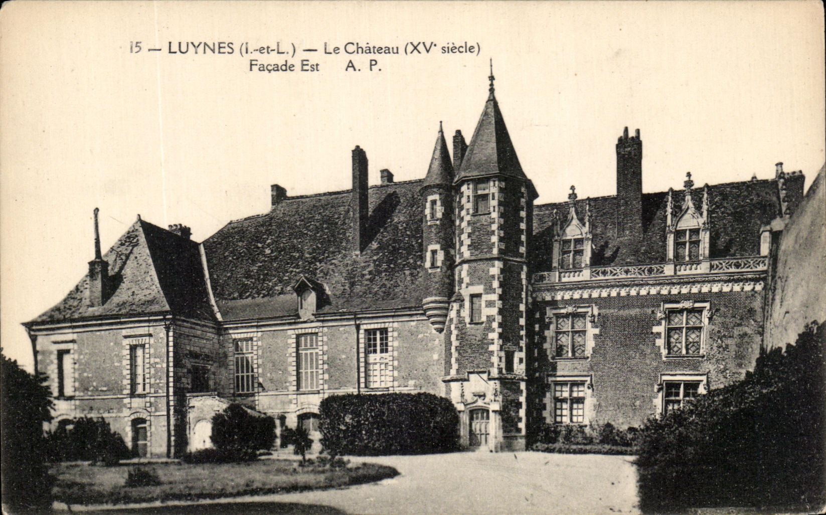 CPA Luynes the castle Southern Frontage