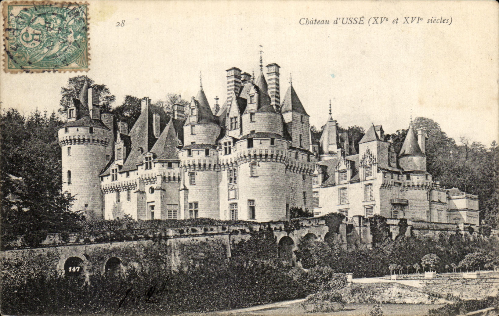 CPA Chateau d' Usse