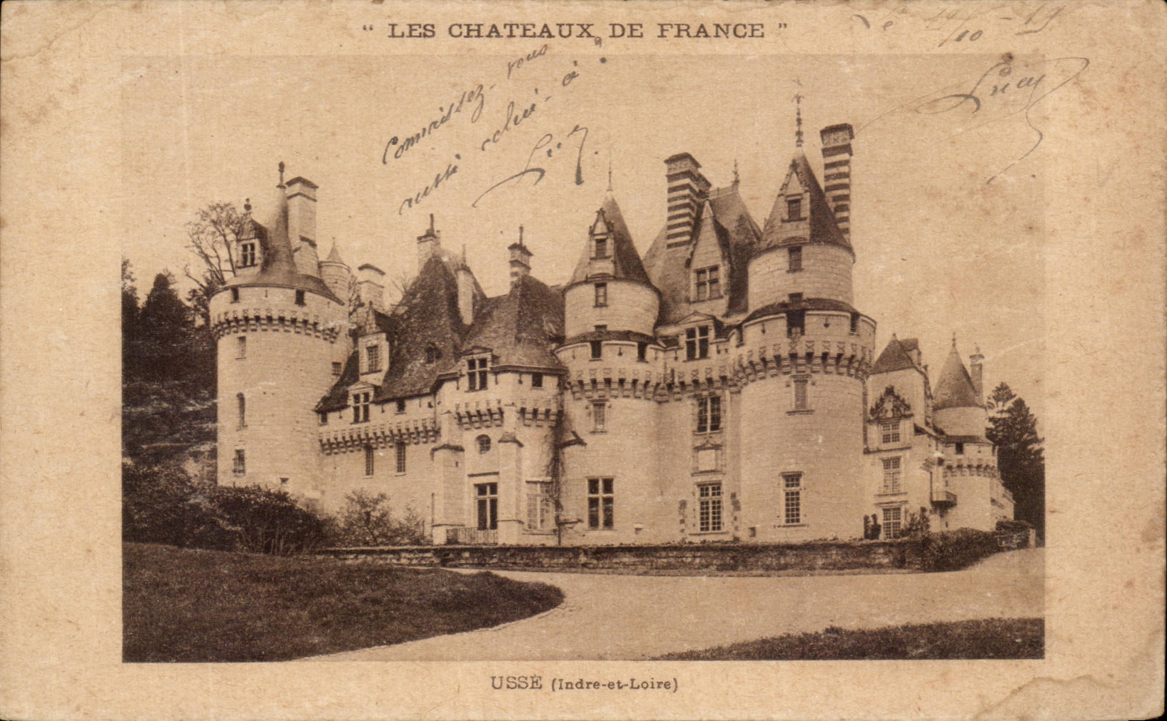 CPA Les Chateaux De France Usse 