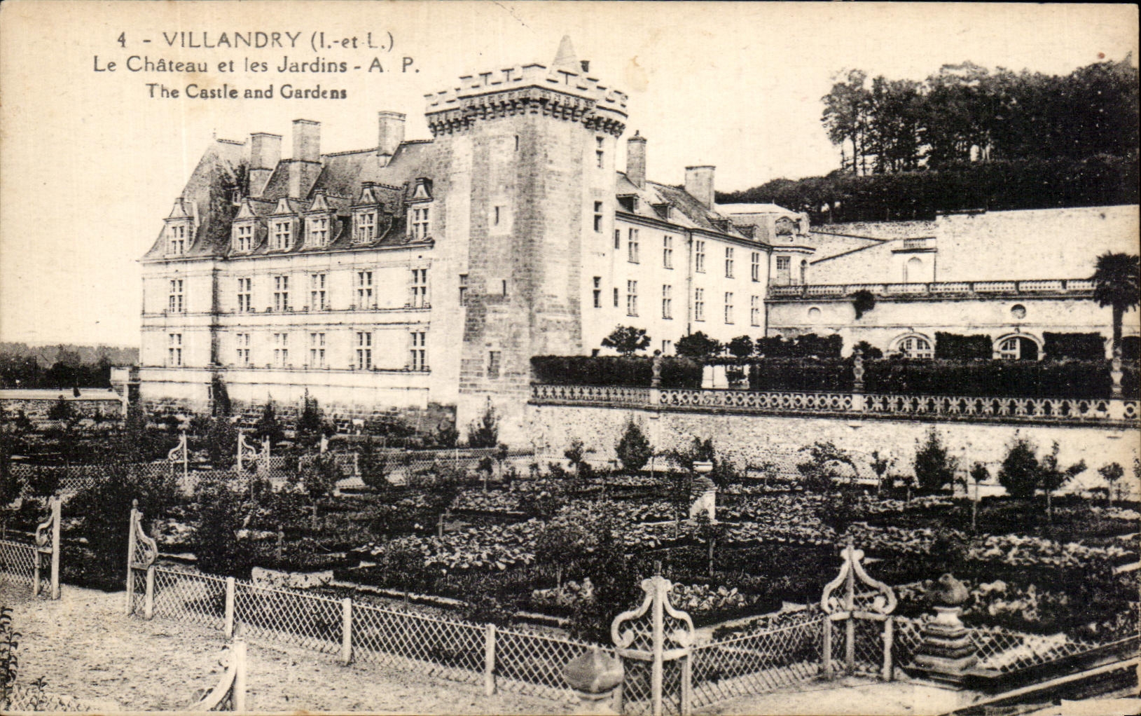 CPA Villandry Le Chateau et les Jardins 