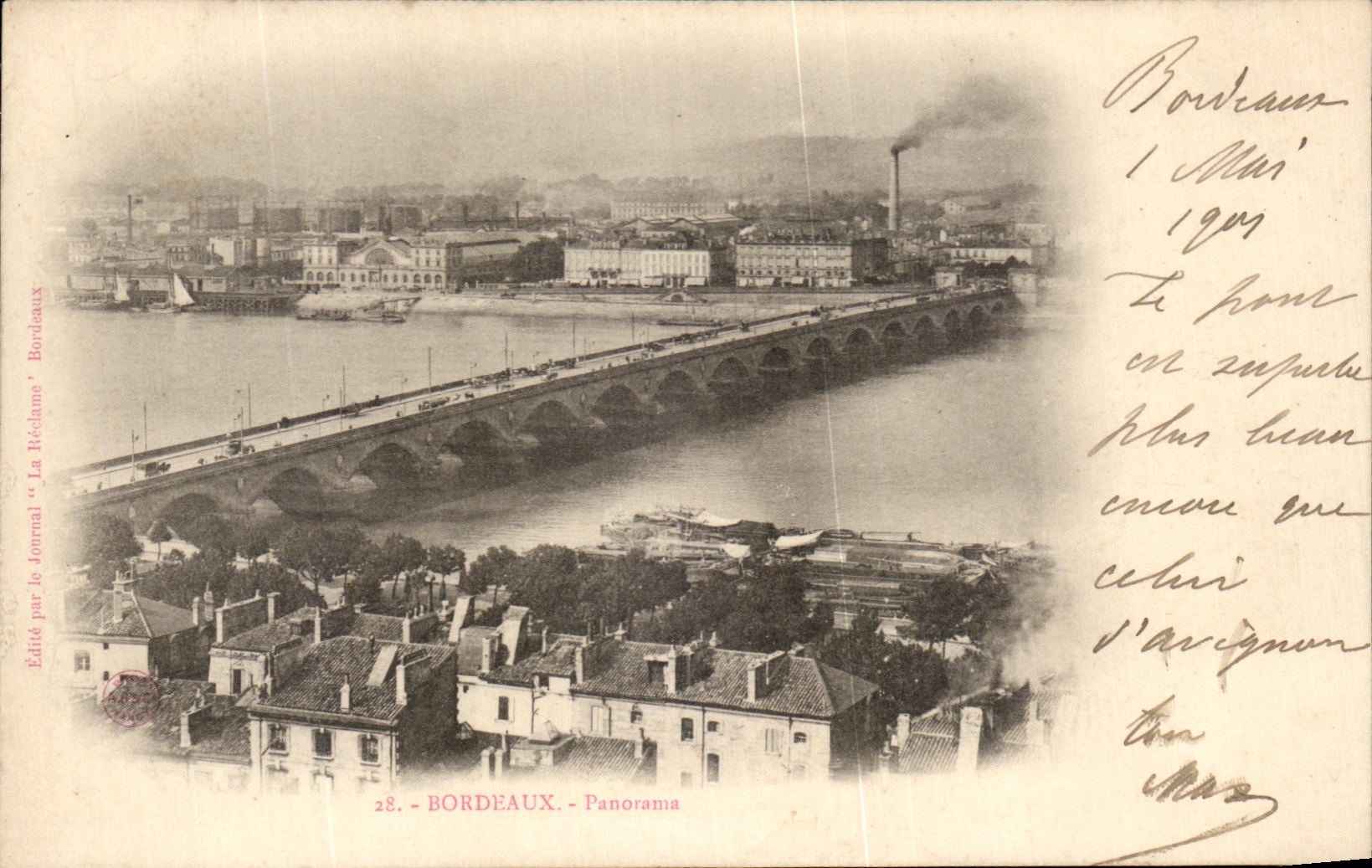 CPA Bordeaux Panorama