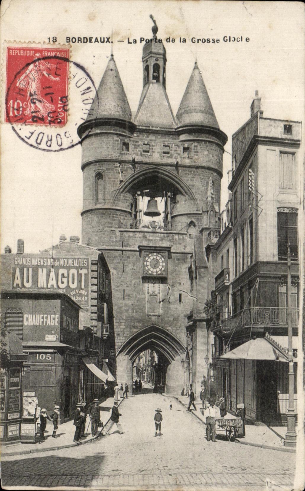 CPA Bordeaux La Porte de la Grosse Glocle