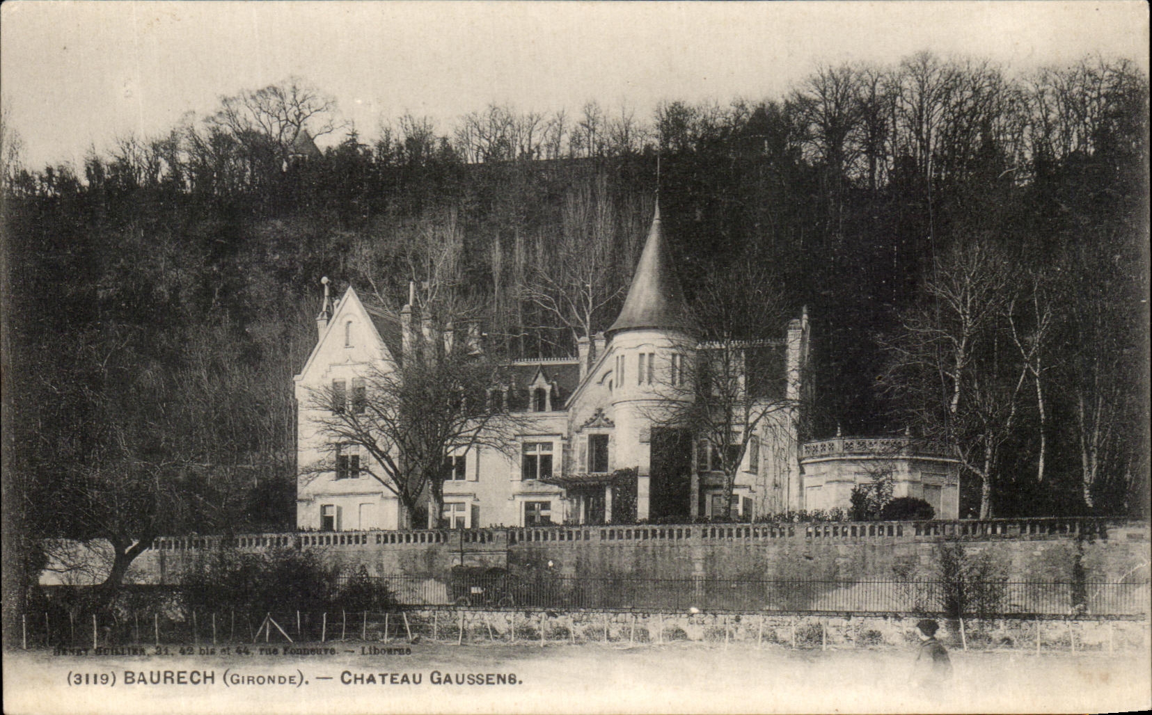 CPA Baurech Gaussens Castle