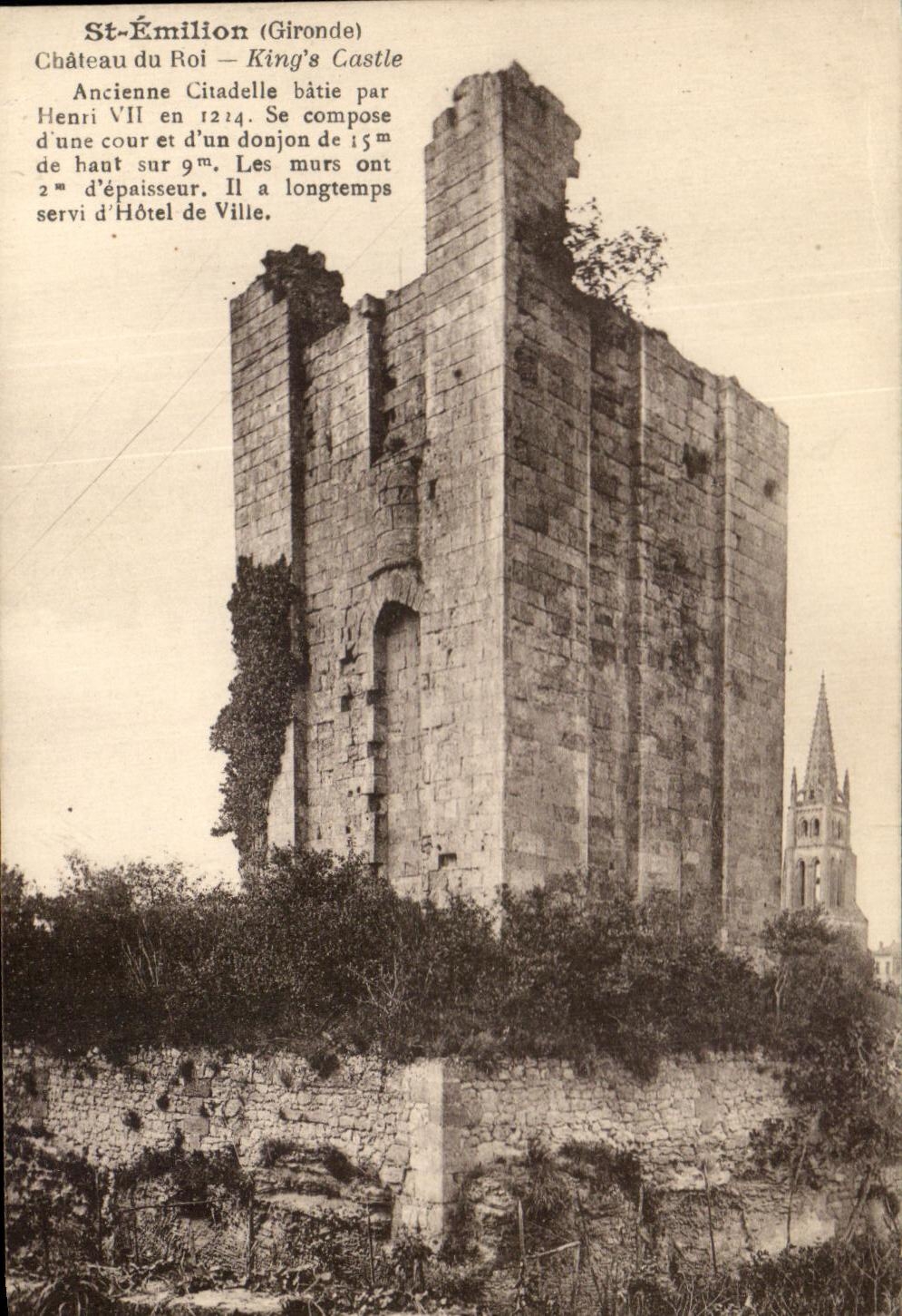 CPA St Emillion Chateau du Roi 