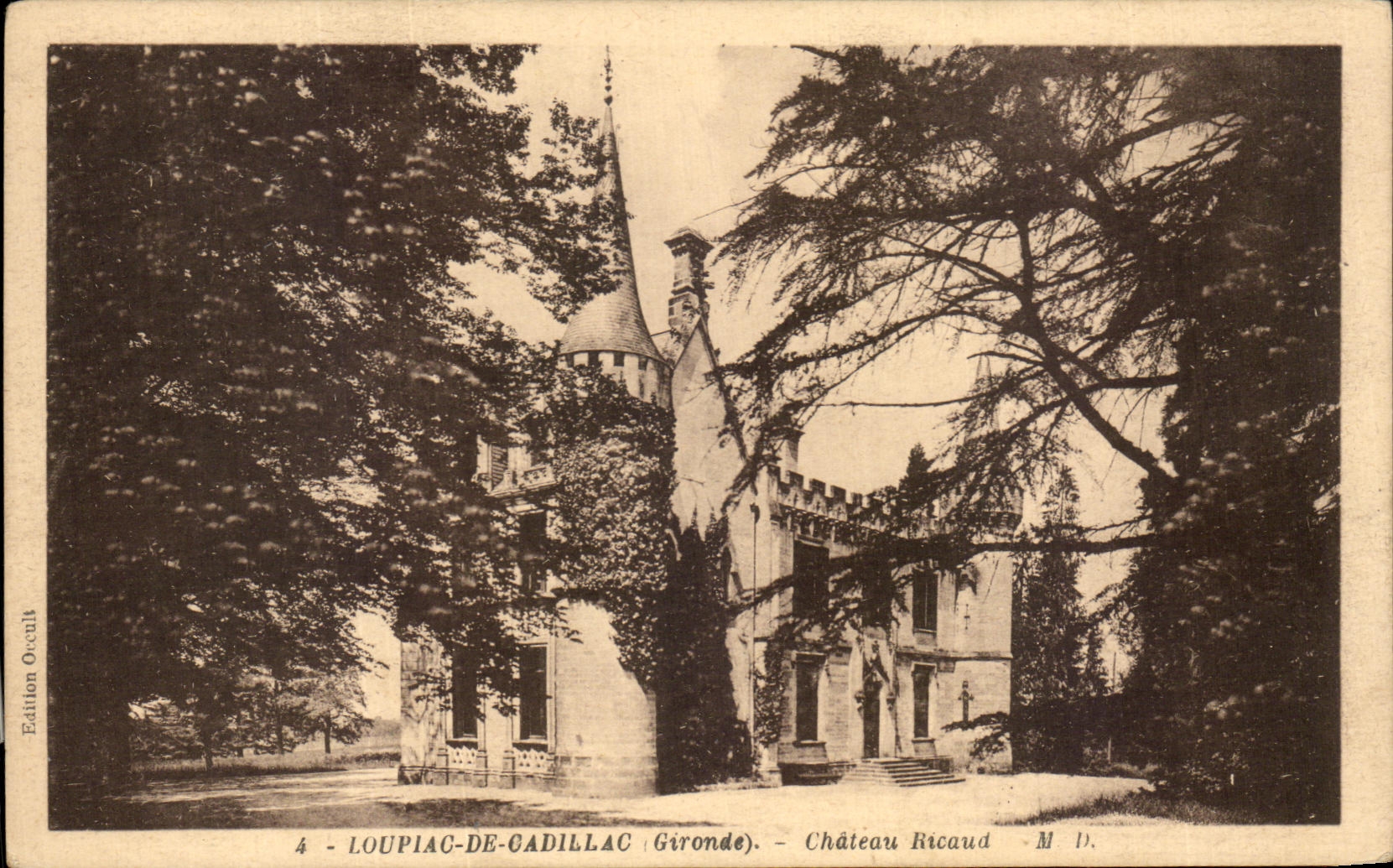 CPA Loupiac de Cadillac Ricaud Castle