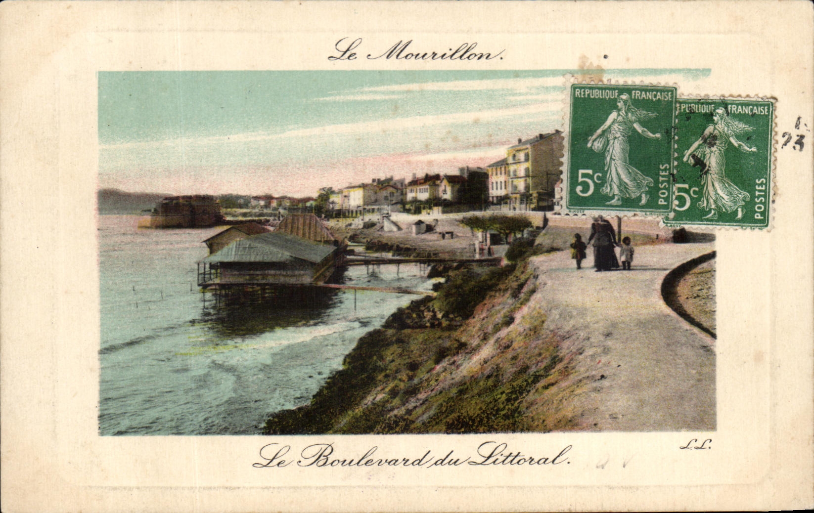 CPA Mourillon the Boulevard of the Littoral