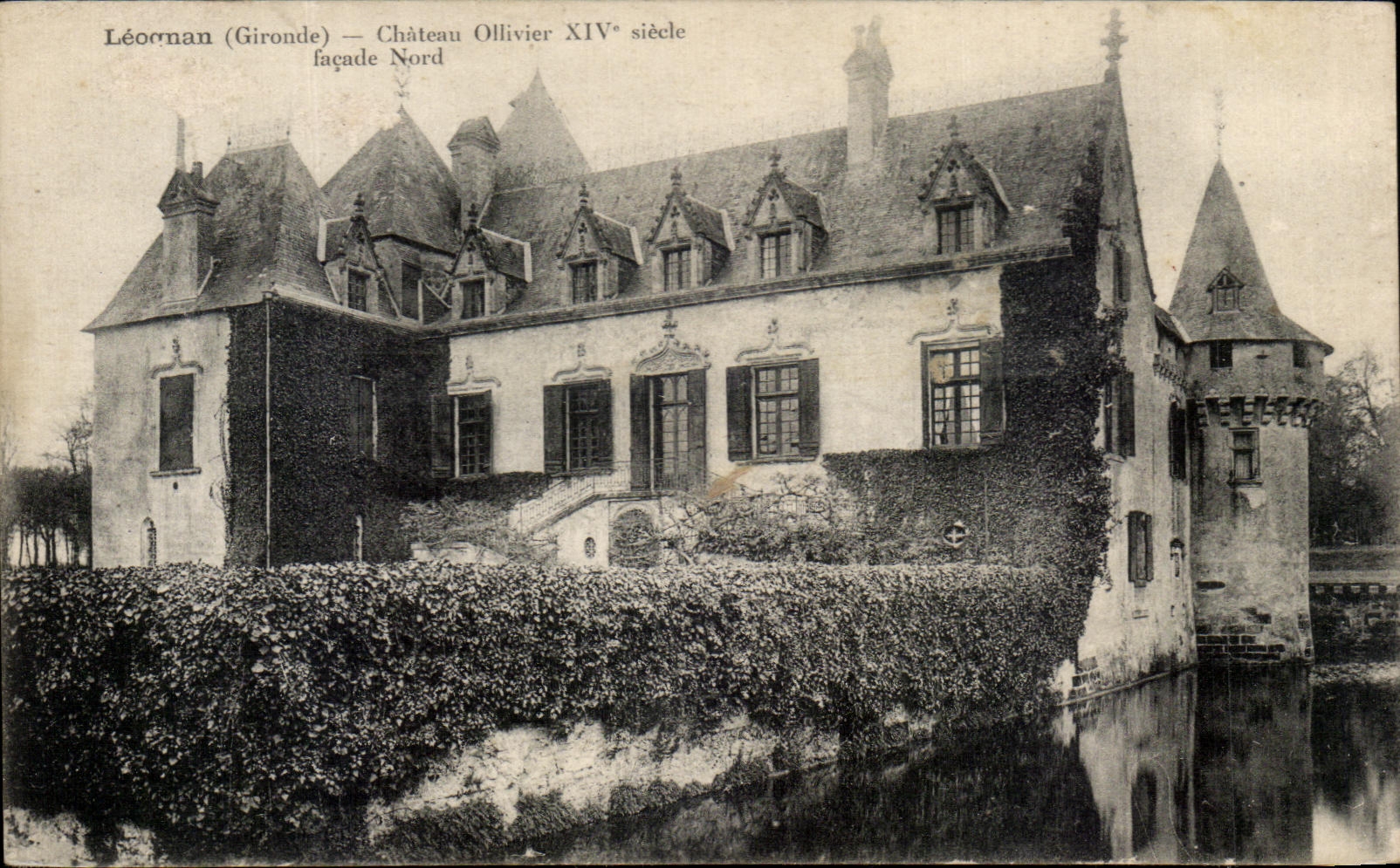 CPA Leoqnan Castle Northern Olivier frontage