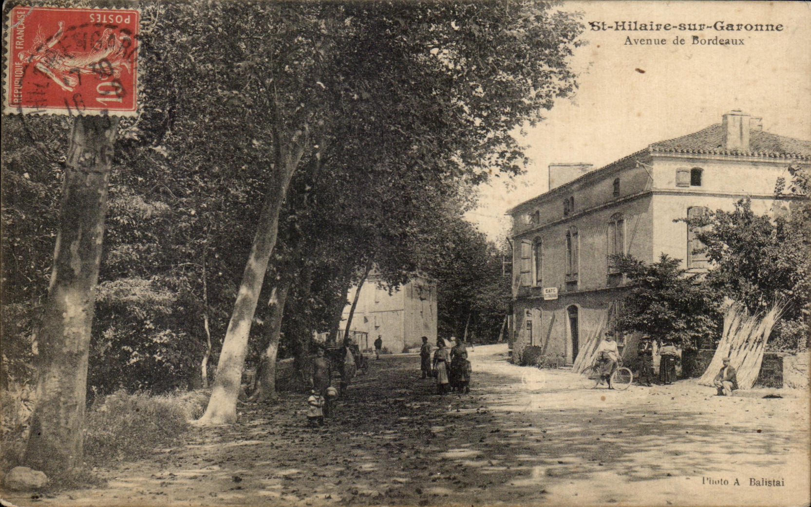 CPA St Hilaire on the Garonne Which occurred of Bordeaux