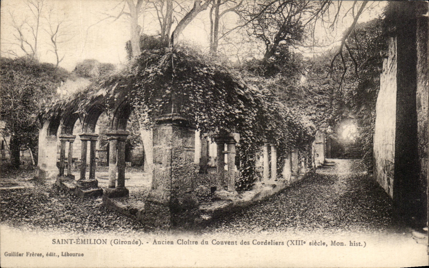 CPA Saint Emillion Ancien Cloitre du Couvent des Cordeliers 
