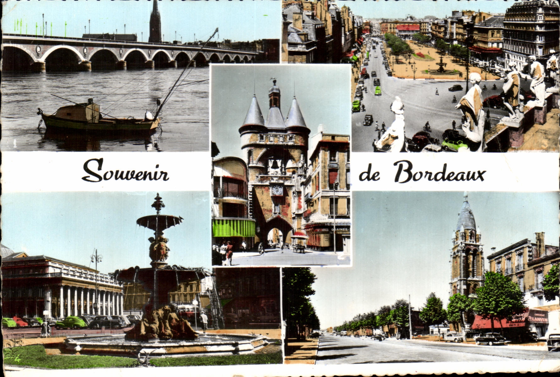 CPSM Souvenir De Bordeaux