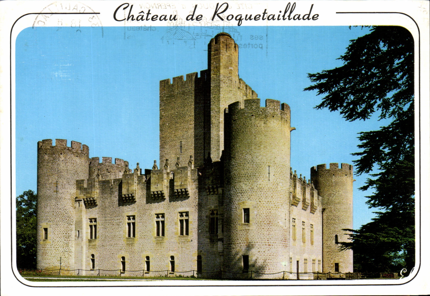 MODERN CARD Castle De Roquetaillade