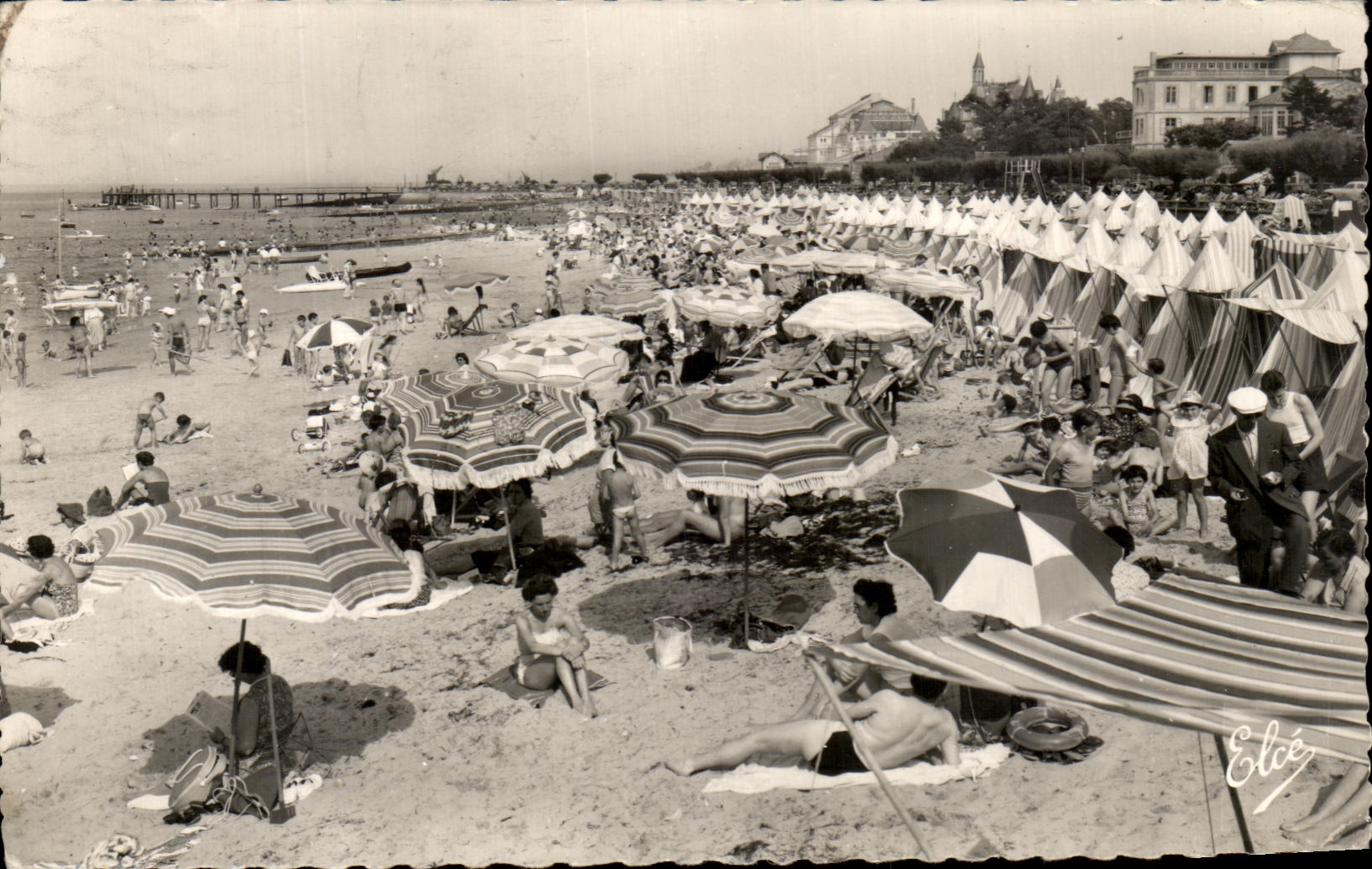 CPSM Arcachon La Grande Plage