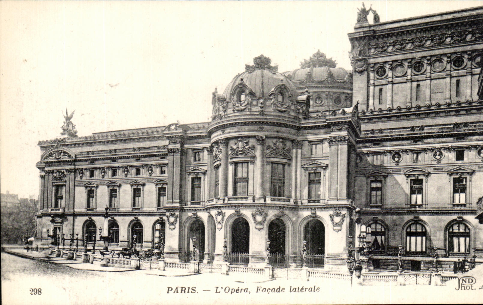 CPA Paris L'opera Facade Laterale