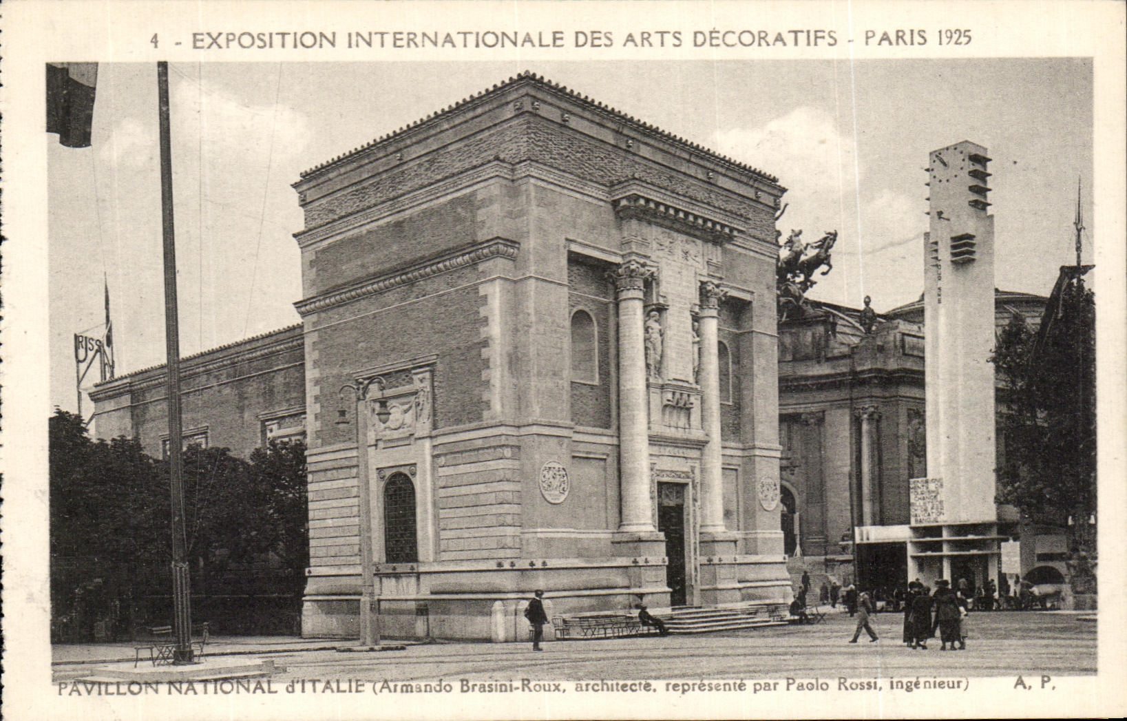 CPA Exposition Internationale Dez Arts Decoratifs Paris Pavillon National d'Italie