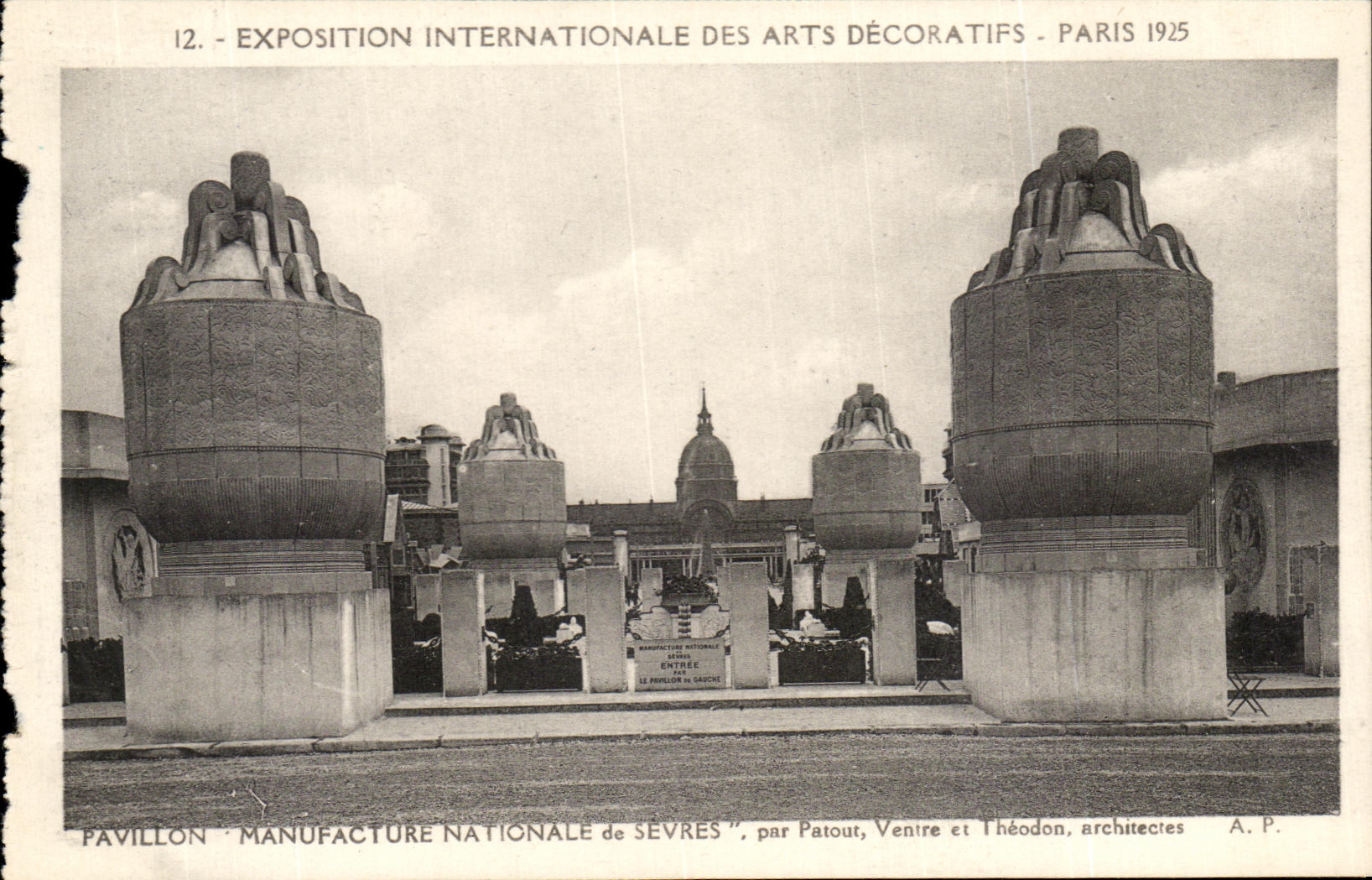 CPA Exposition Internationale Dez Arts Decoratifs Paris Pavillon Manufacture Nationale De Sevres