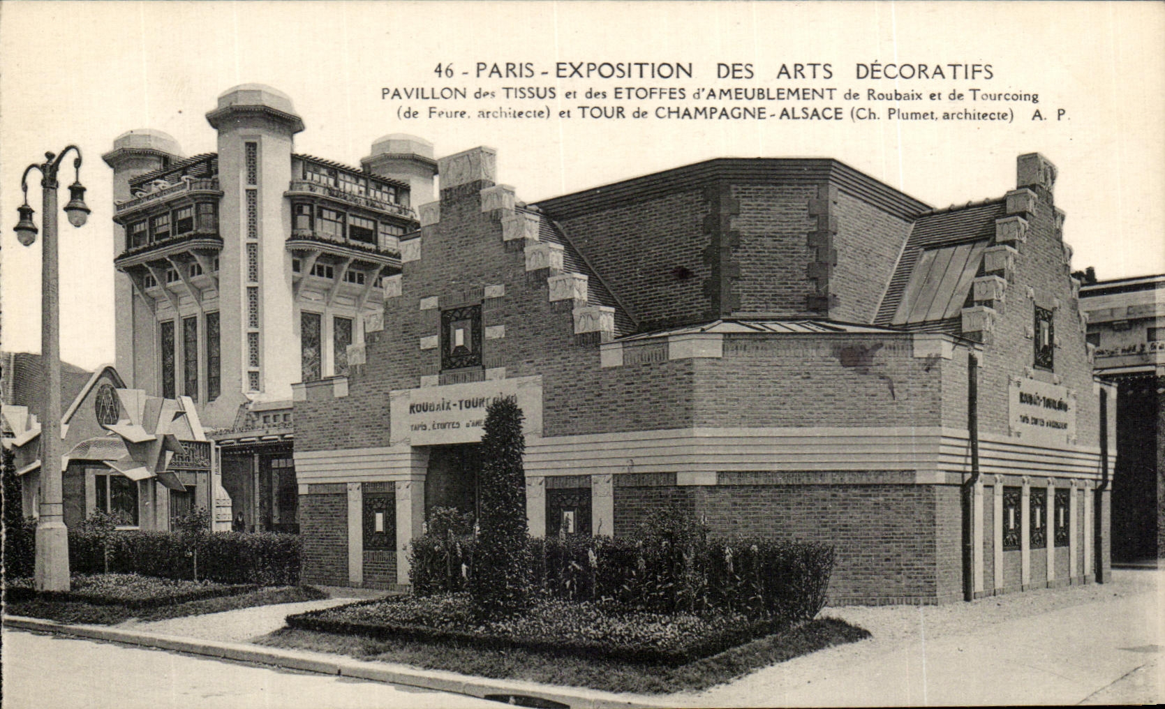 CPA Paris Exposition Des Arts Decoratifs Pavillon Des Tissus Et Des Etoffes