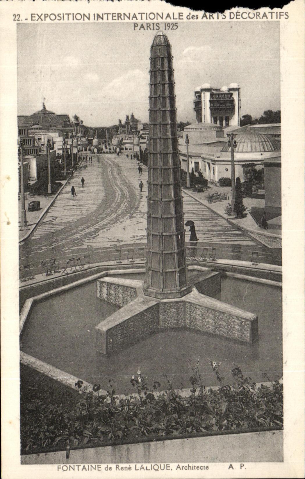 CPA Paris Exposition Internationale Des Arts Decoratifs Fontaine De Rene Lalique