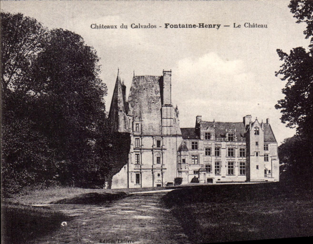 CPA Castles of the Apple-brandy Henry Fountain the castle