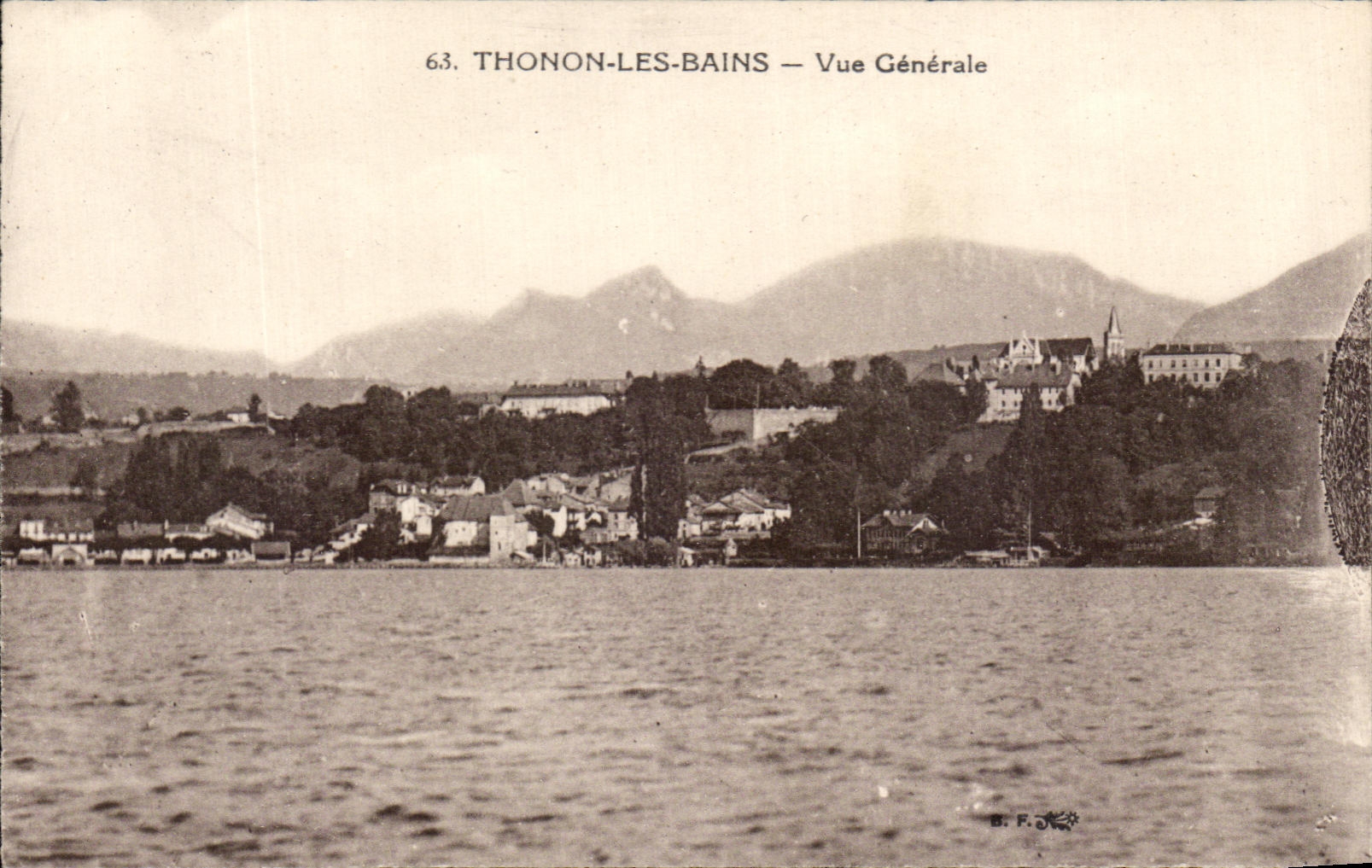 CPA Thonon Les Bains View