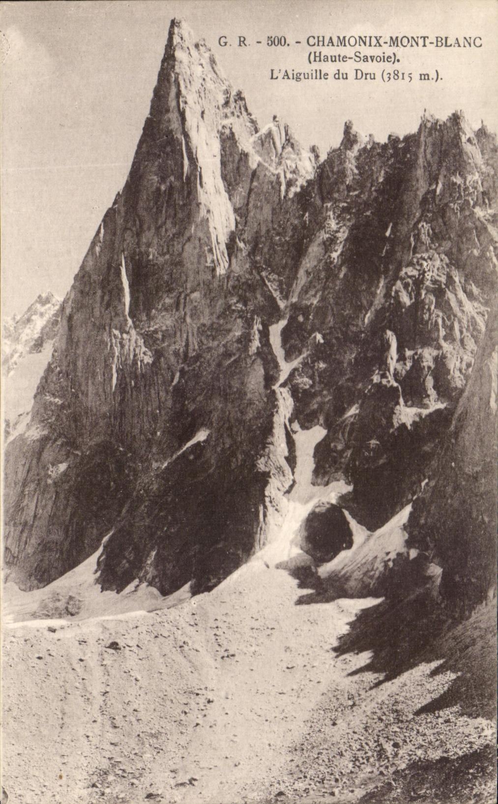 CPA Chanmonix Mont Blanc the Needle Of Thickly