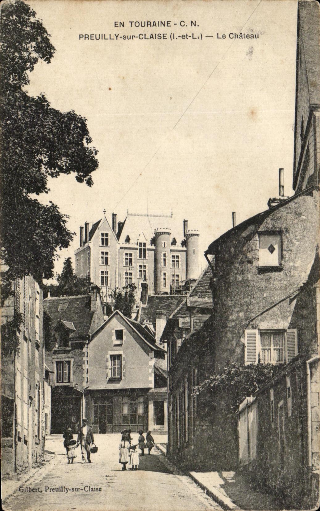 CPA En Touraine preuilly sur Claise le chateau