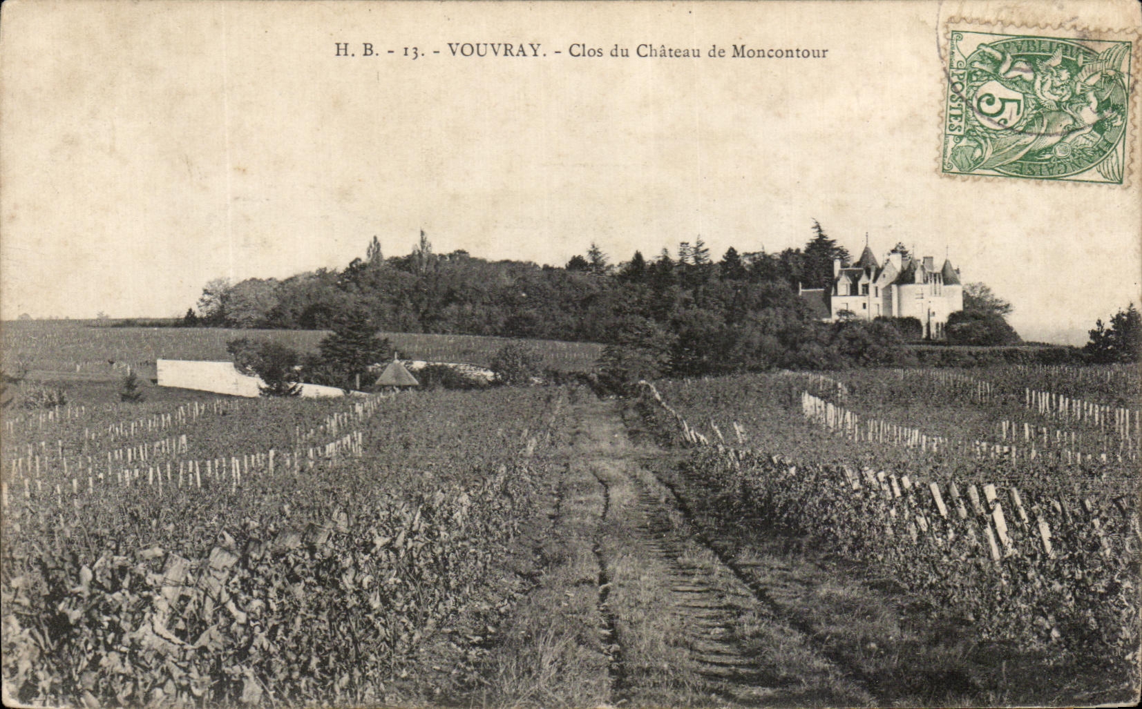 CPA Closed Vouvray of the castle of Moncontour