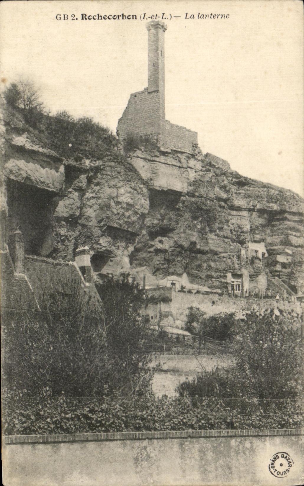 CPA Rochecorrbon the lantern