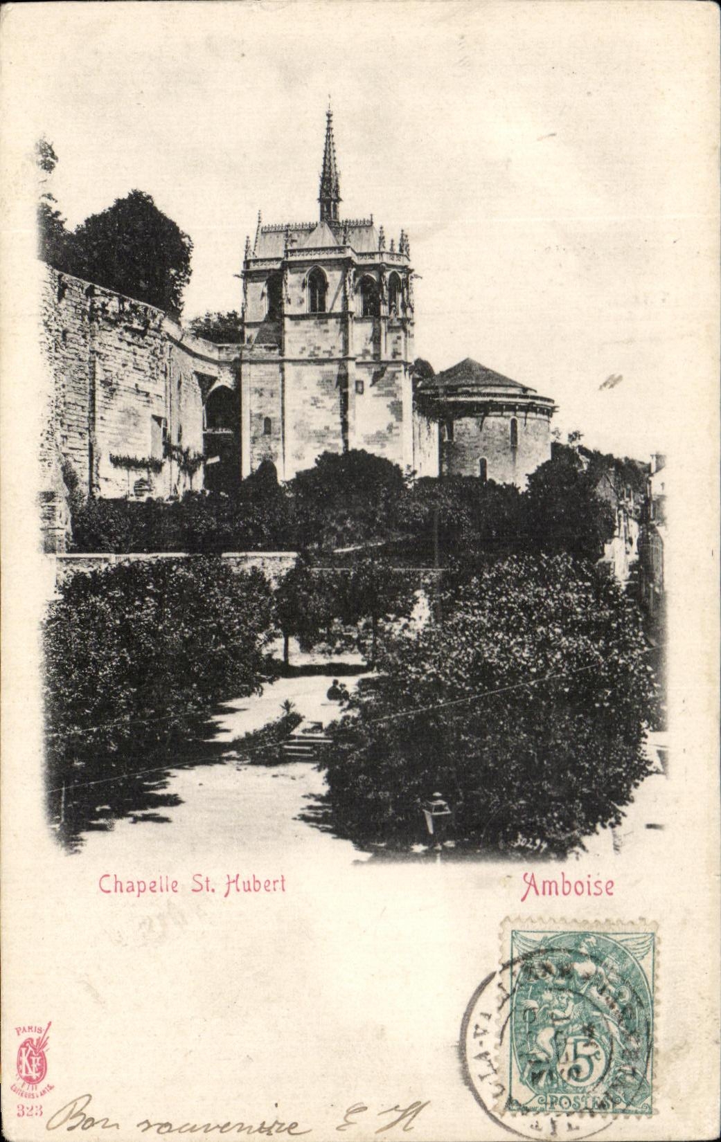CPA Chapelle St Huberti Amboise