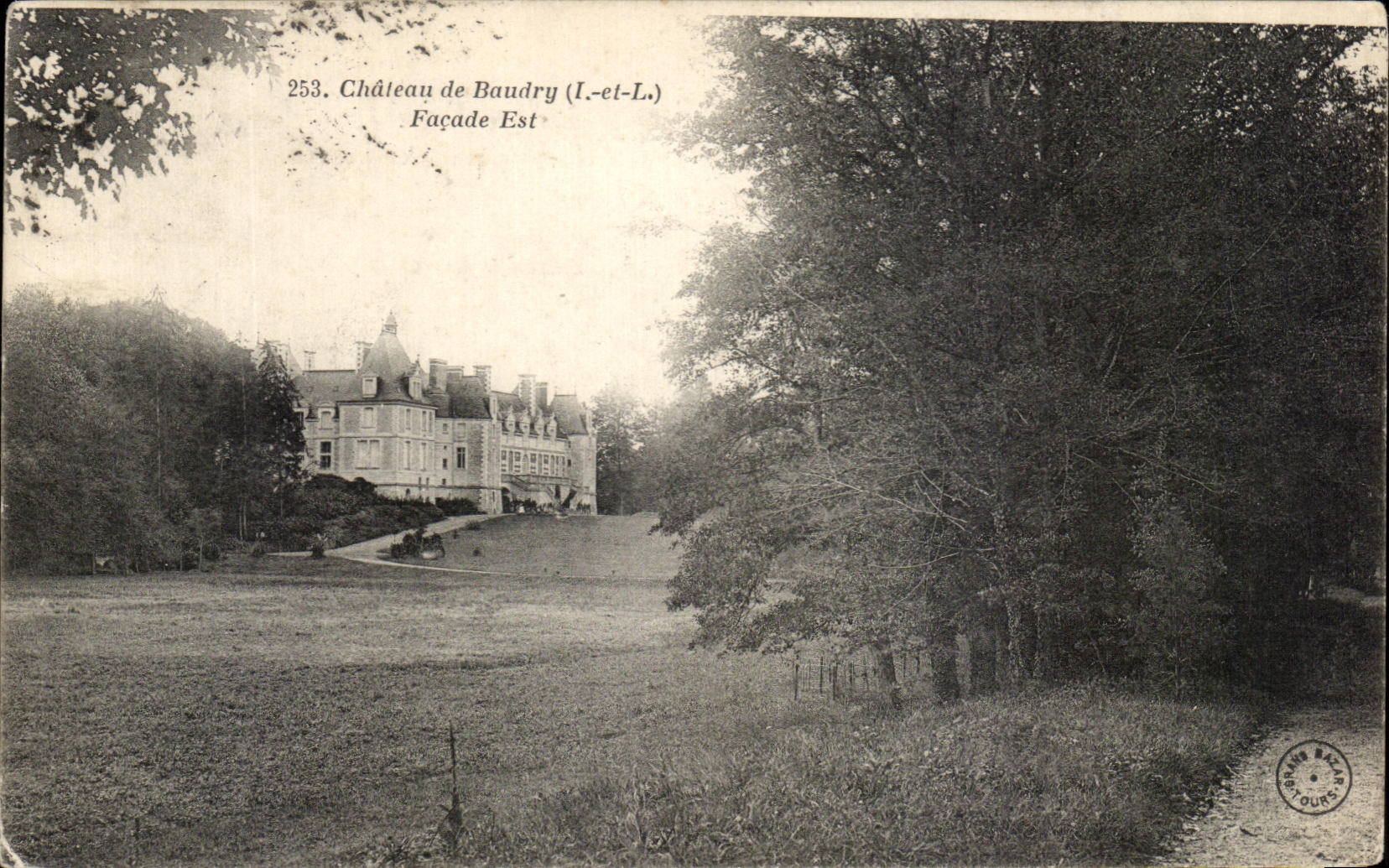 CPA Chateau De Baudry Facade Est