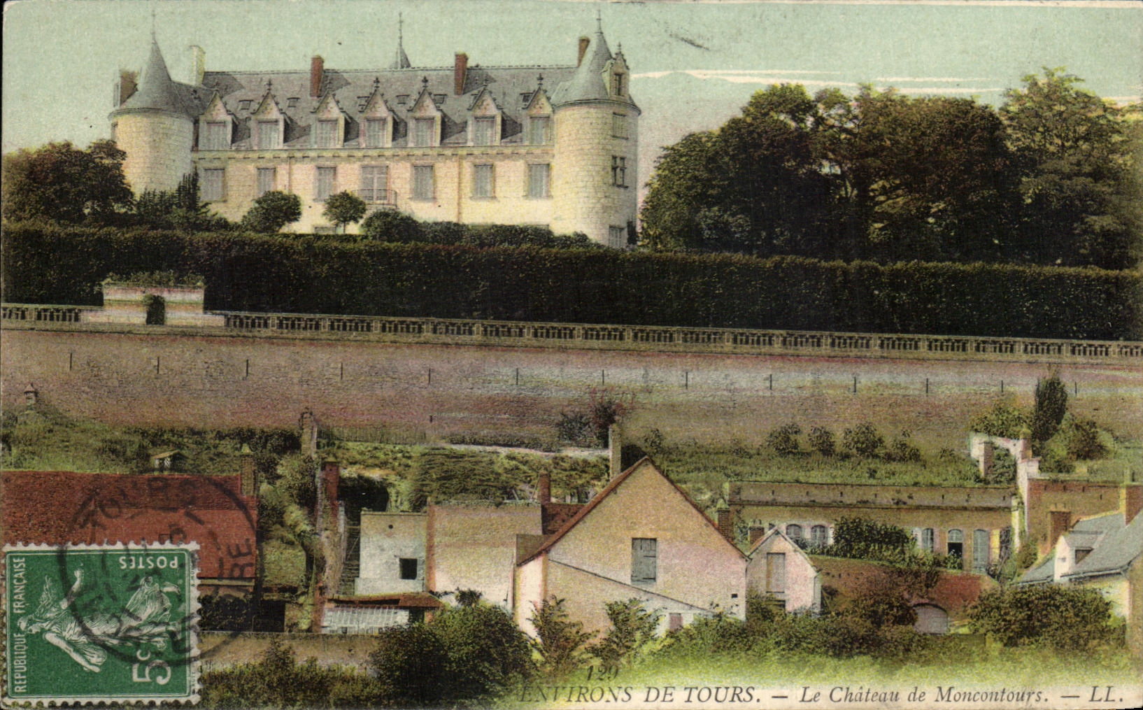 CPA Enviorns Of turns the Castle De Moncontours