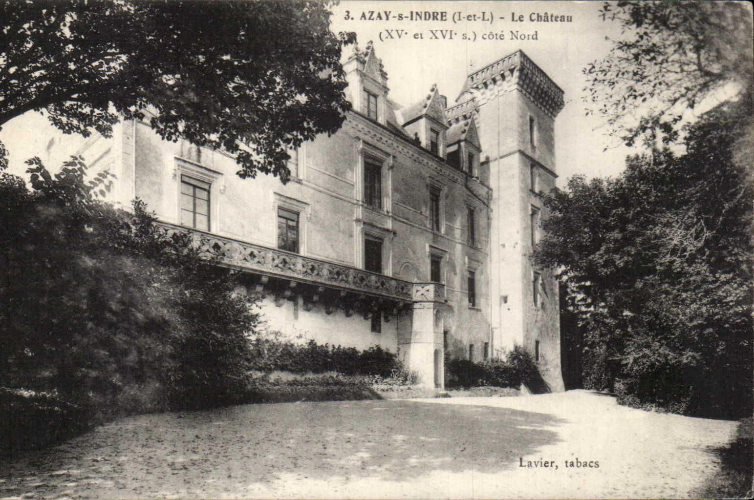 CPA Azay S Indre Le Chateau
