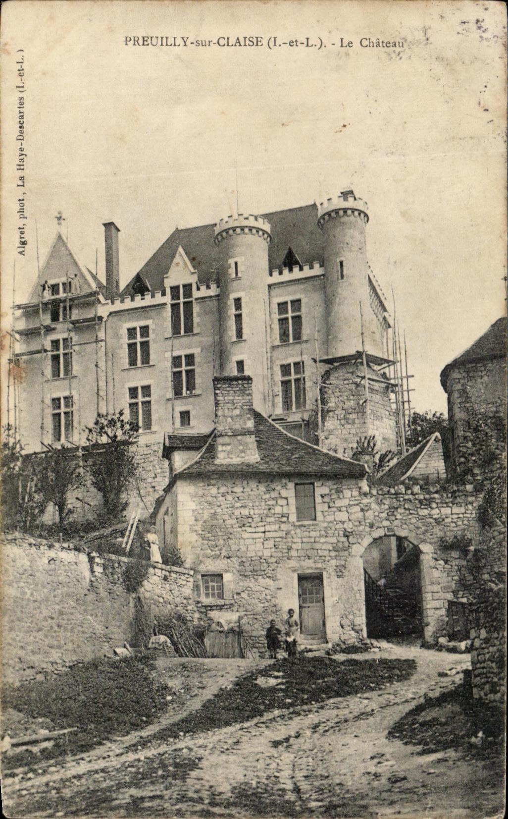 CPA Preuilly sur Claise Le Chateau