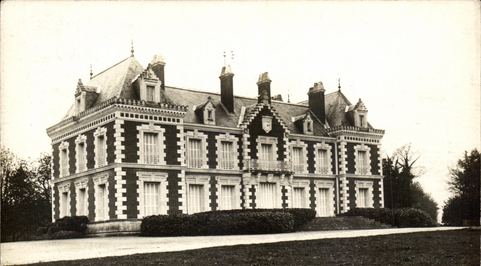 CARTE PHOTO Audreche Chateau de Beaumarchais
