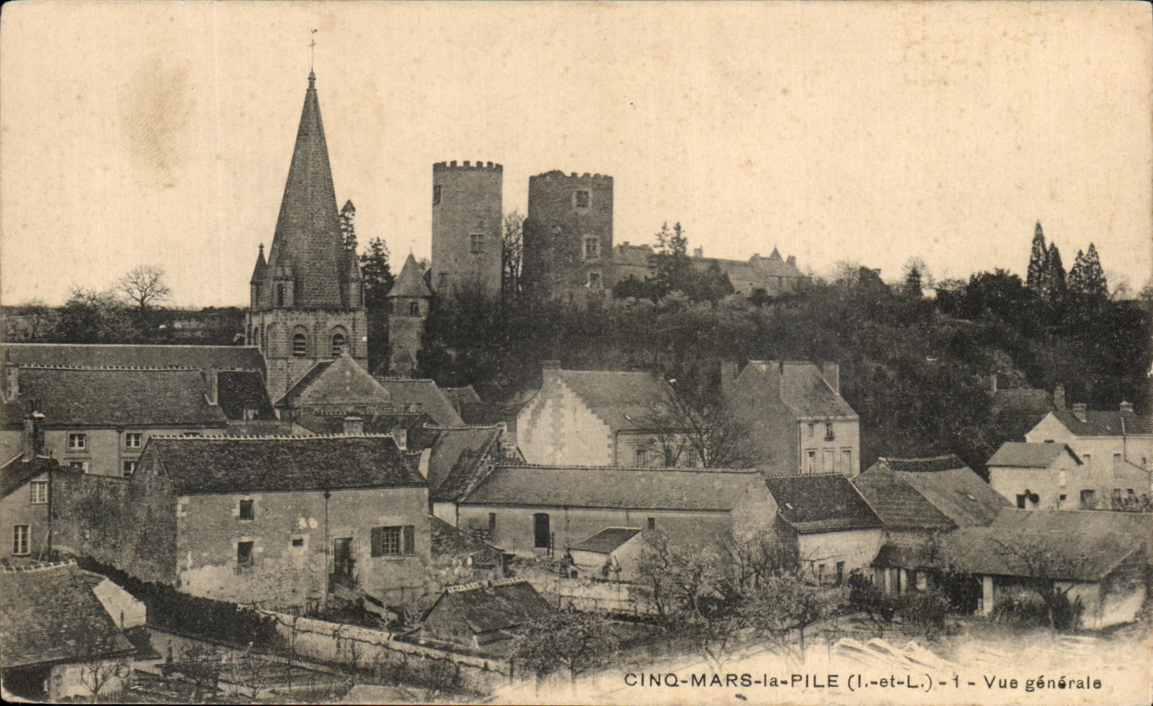 CPA Cinq Mars La Pile Vue Generale