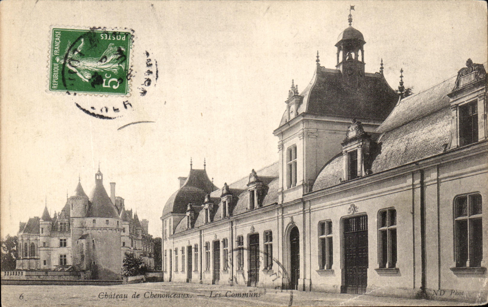 Castillo de CPA de los funcionamientos de Chenonceux Commun