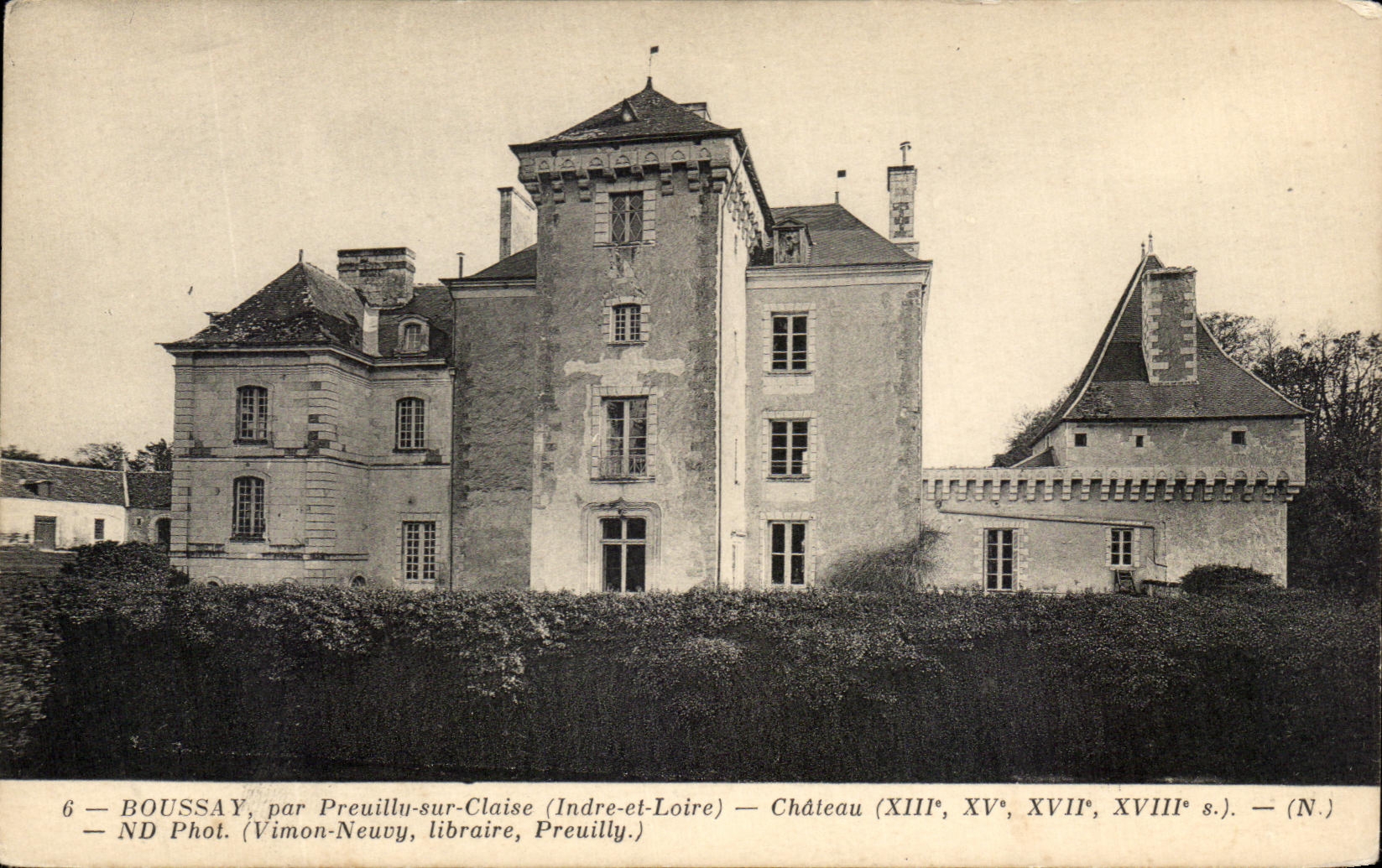 CPA Boussay par preuilly sur Claise Chateau 