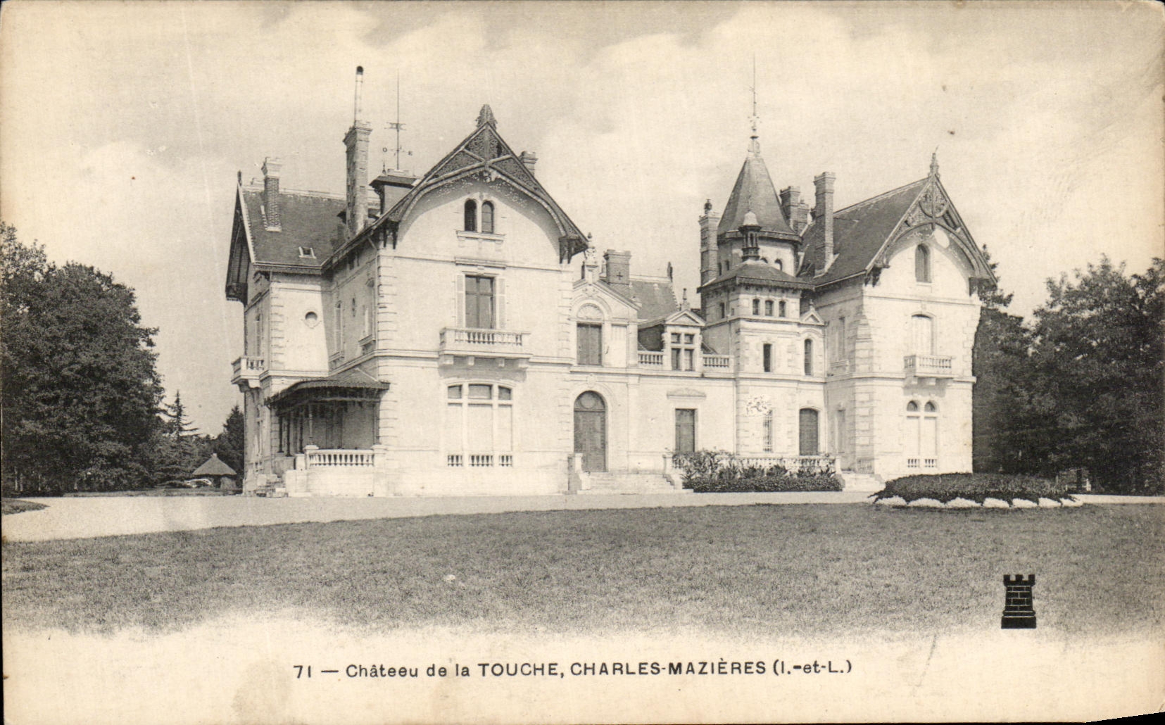 CPA Chateau de la Touche Charles Mazieres