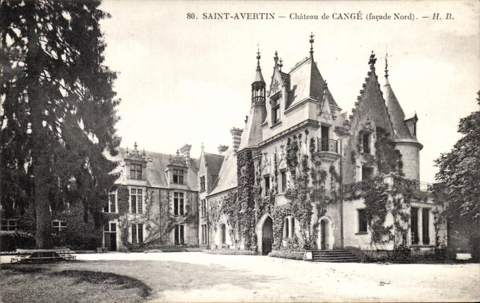 CPA Saint Avertin Castle of Cange