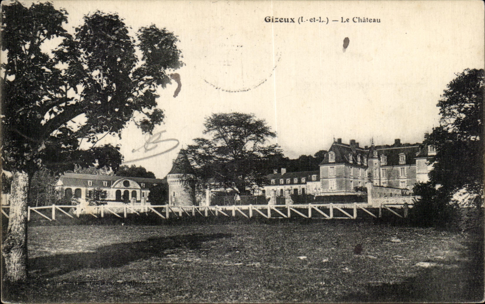 CPA Gizeux Le Chateau