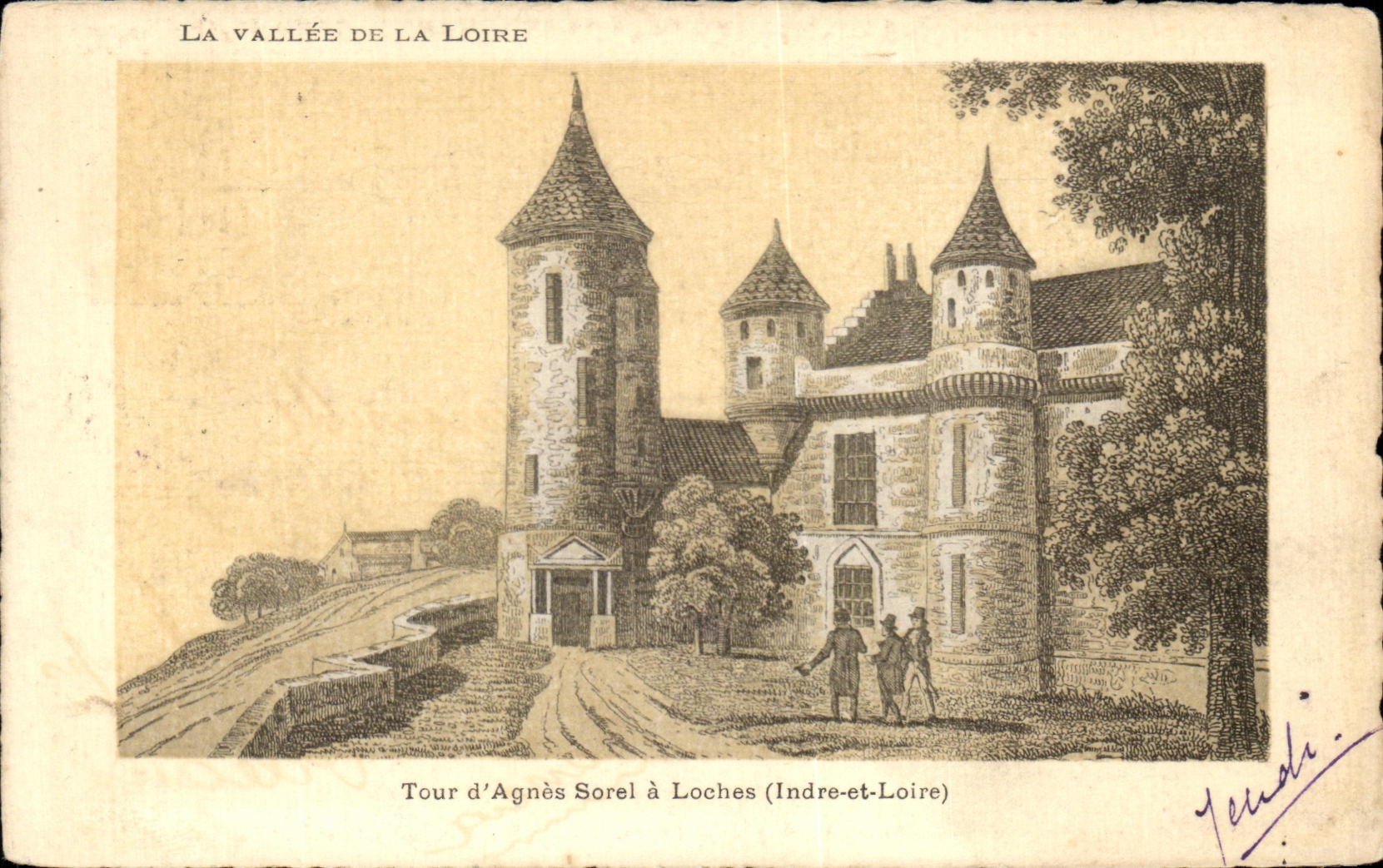CPA La Vallee De La Loire Tour d'Agnes Sorel a Loches