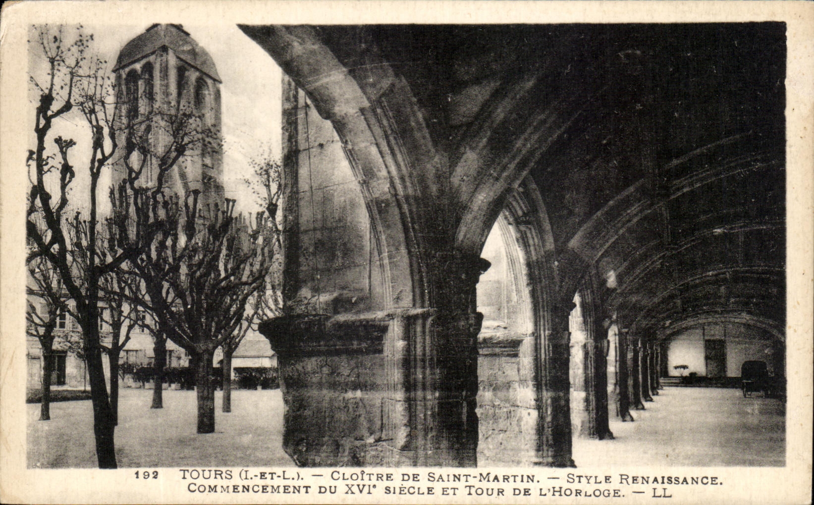 CPA Tours Cloister Of Saint Martin Style Renaissance Beginning Of