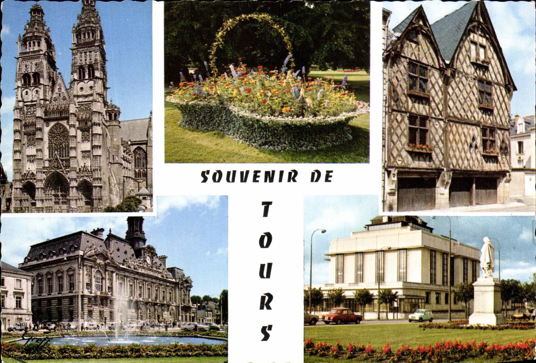 MODERN CARD Souvenir Of Tours