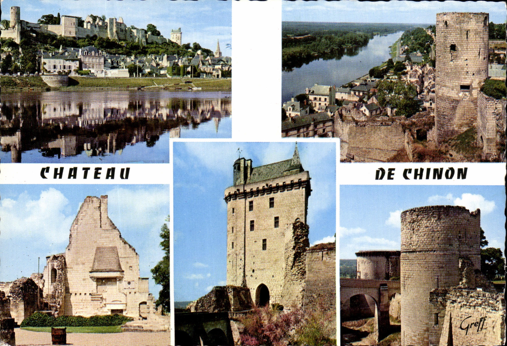 MODERN CARD Castle De Chinon