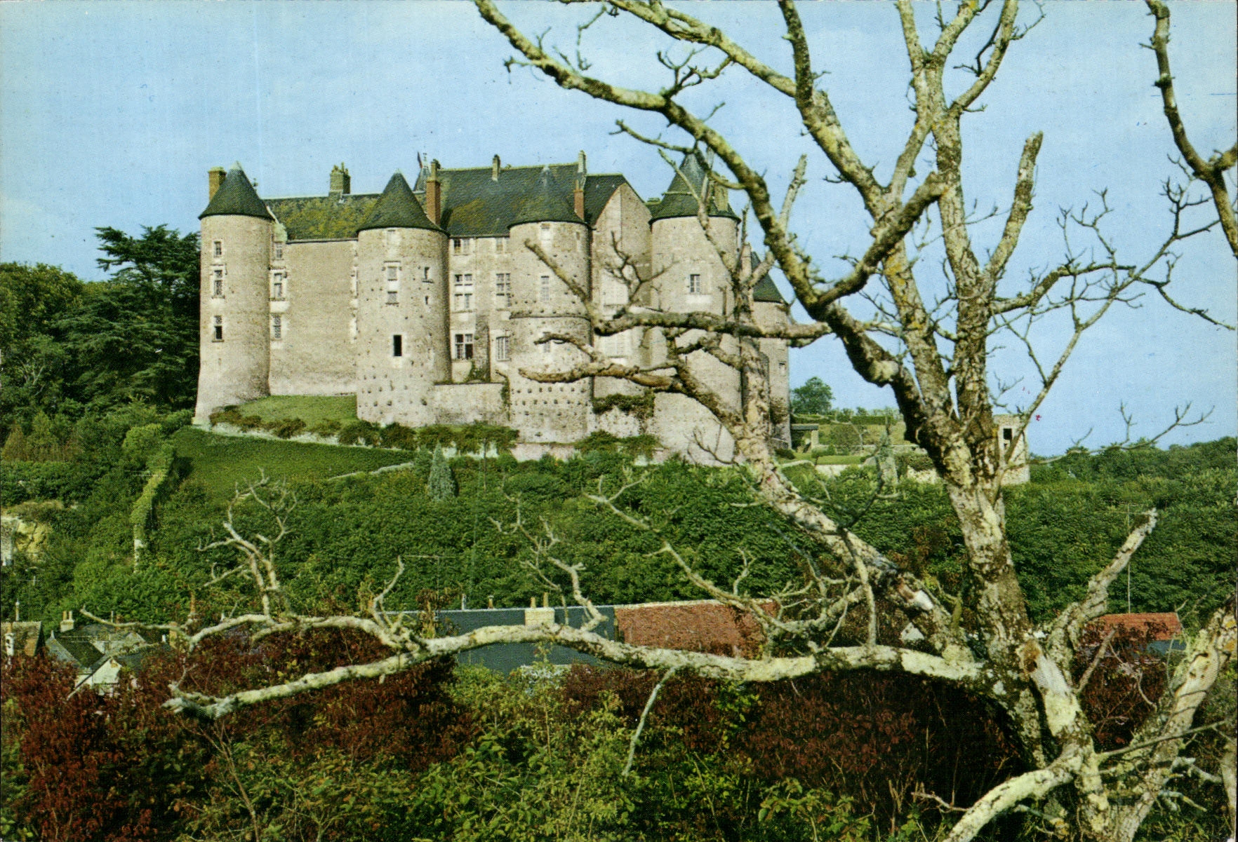 MODERN CARD Luynes the castle and turns